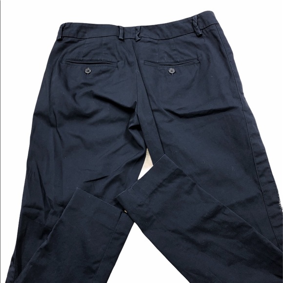 VINCE. Size 2 navy blue tapered cotton pants - Picture 6 of 10